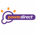 Power Direct logo. Power Direct is a supplier of energy products to ElectricityBrokers