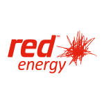 logo for red energy. energy provider for electricity brokers